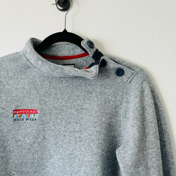 Nantucket Race Week Gray Pullover - Picture 3 of 8